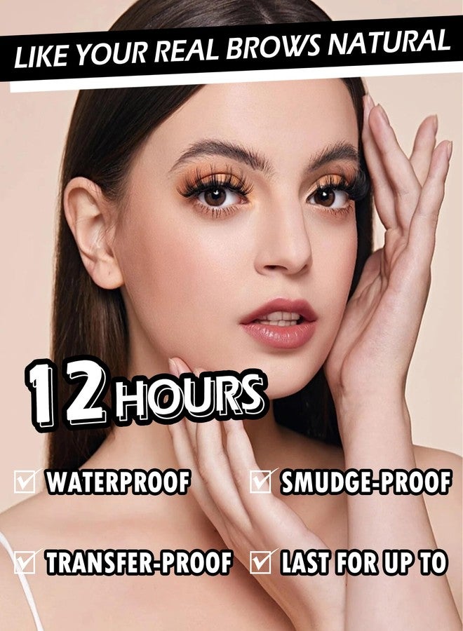 Lestpola 12Pcs Waterproof Dark Brown Eyebrow Pencil Set, Professional Brow Micro Eyebrow Retractable Pencil, Ultra Fine Long Lasting for Perfect Eye Liner Brows Eye Makeup Shaping & Filling Brow Gel Pen- 05 - Image 3